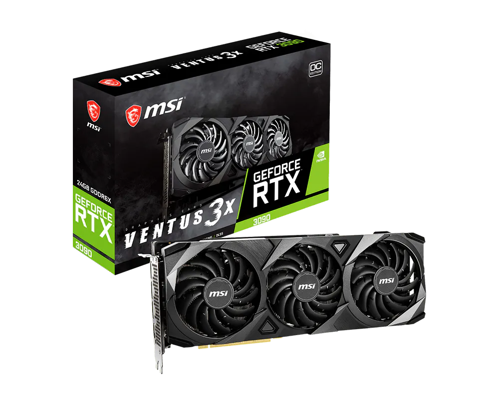 MSI GeForce RTX 3090 VENTUS 3X 24G OC